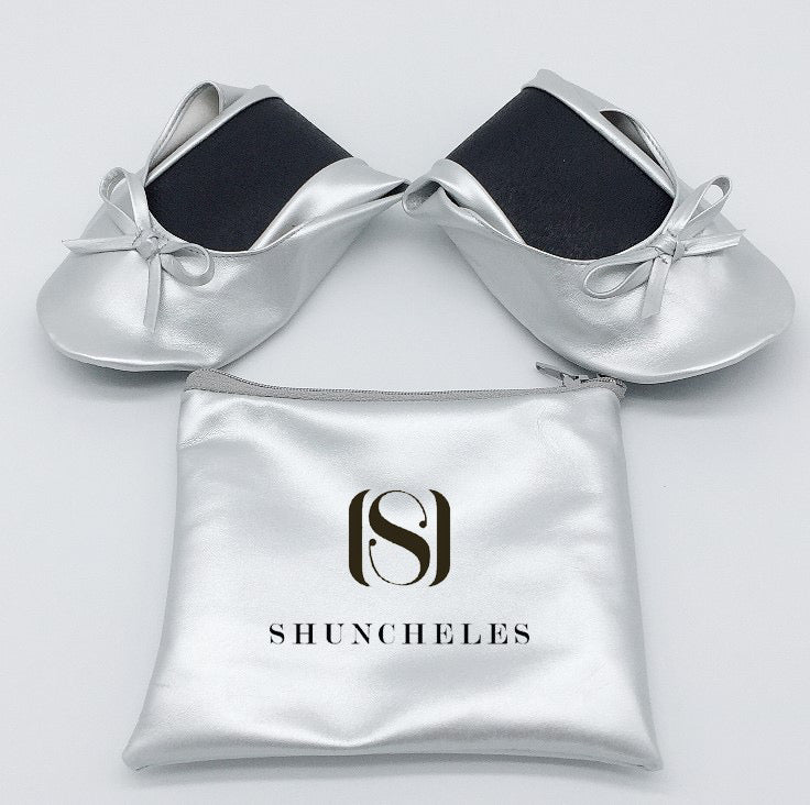 Foldable Satin Ballet Slipper