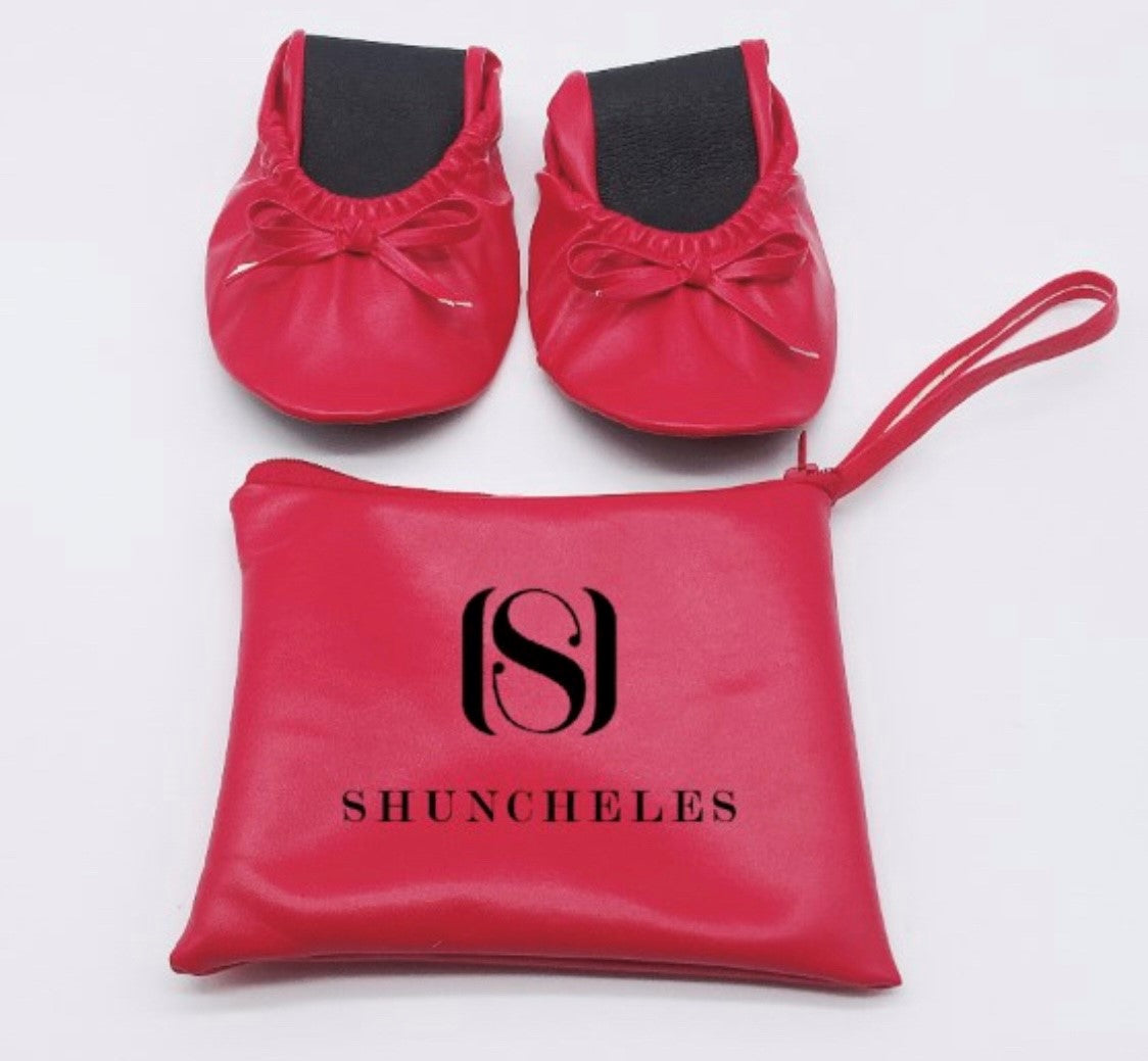 Foldable Satin Ballet Slipper